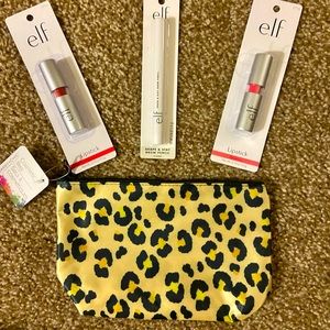 Lipsticks, Brow Pencil & Cosmetic Case